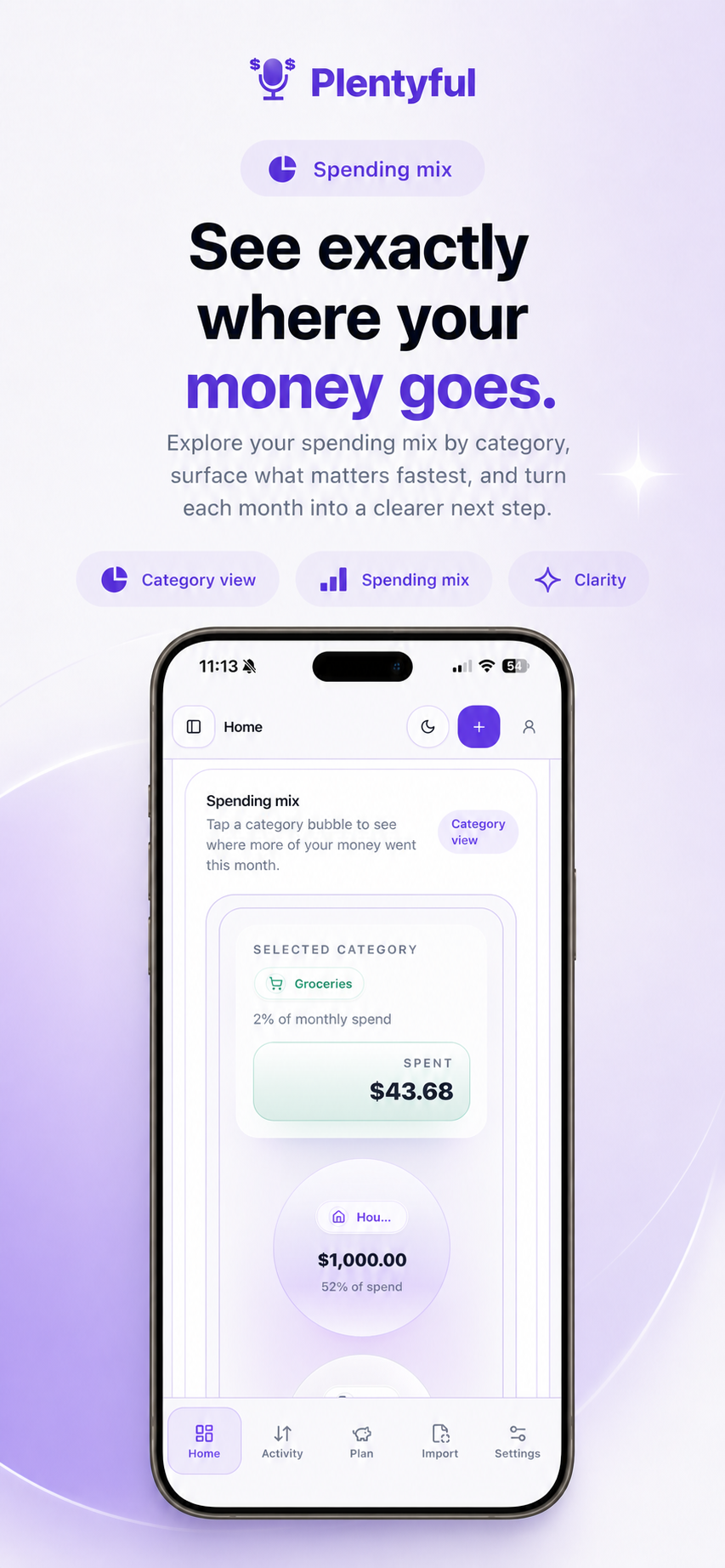 Search spending in Plentyful